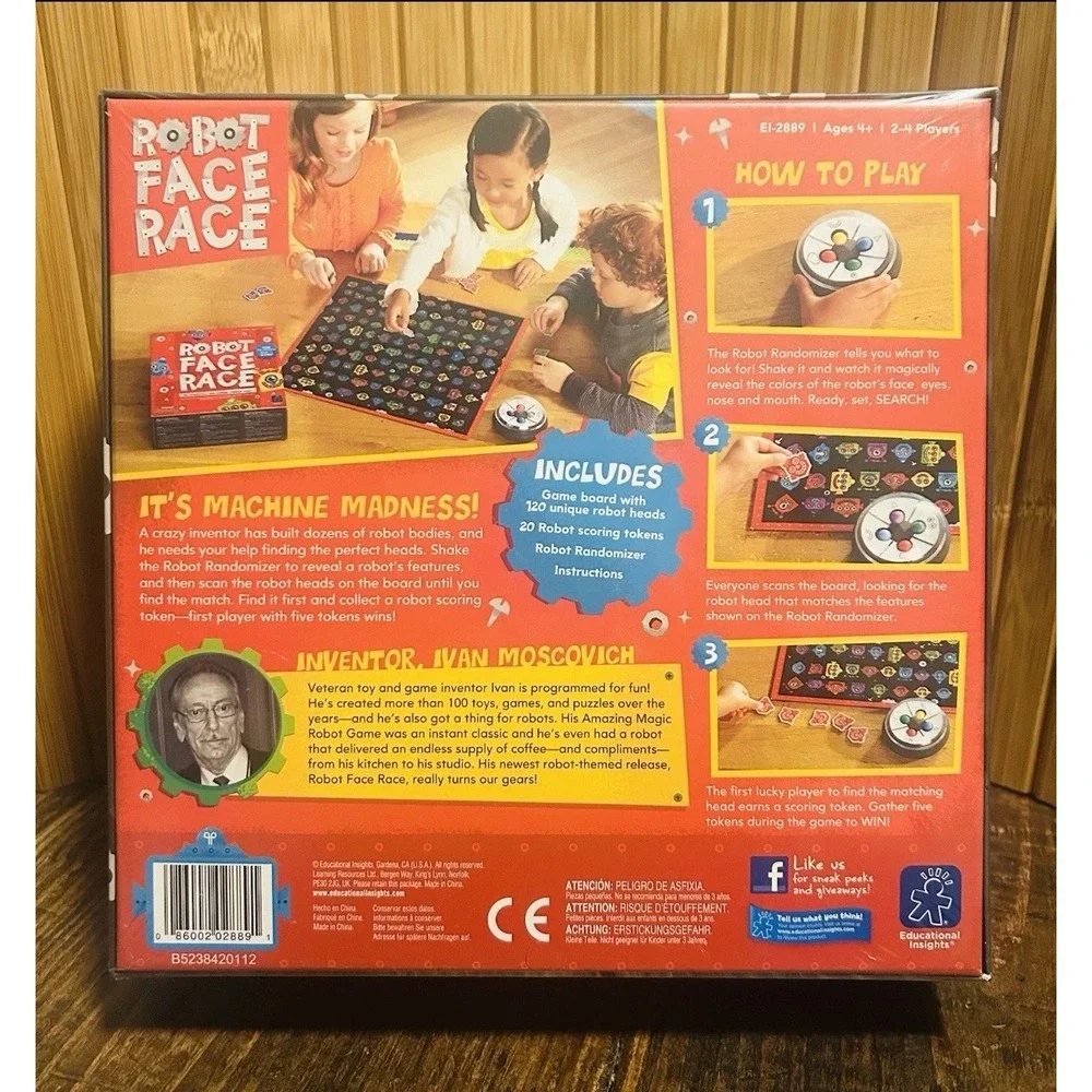 Robot‎ Face Race Educational Game